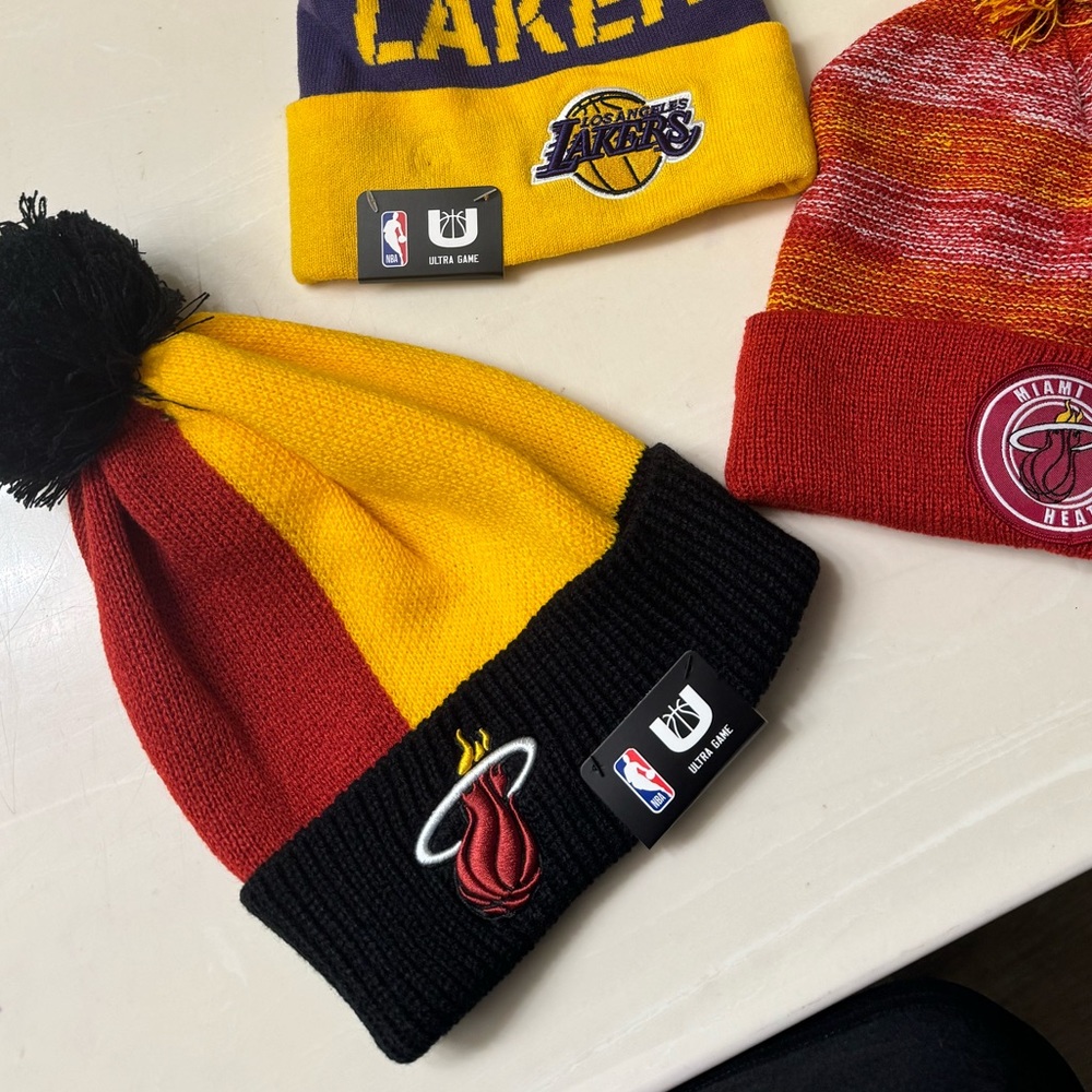 Miami Heat Pom Beanie